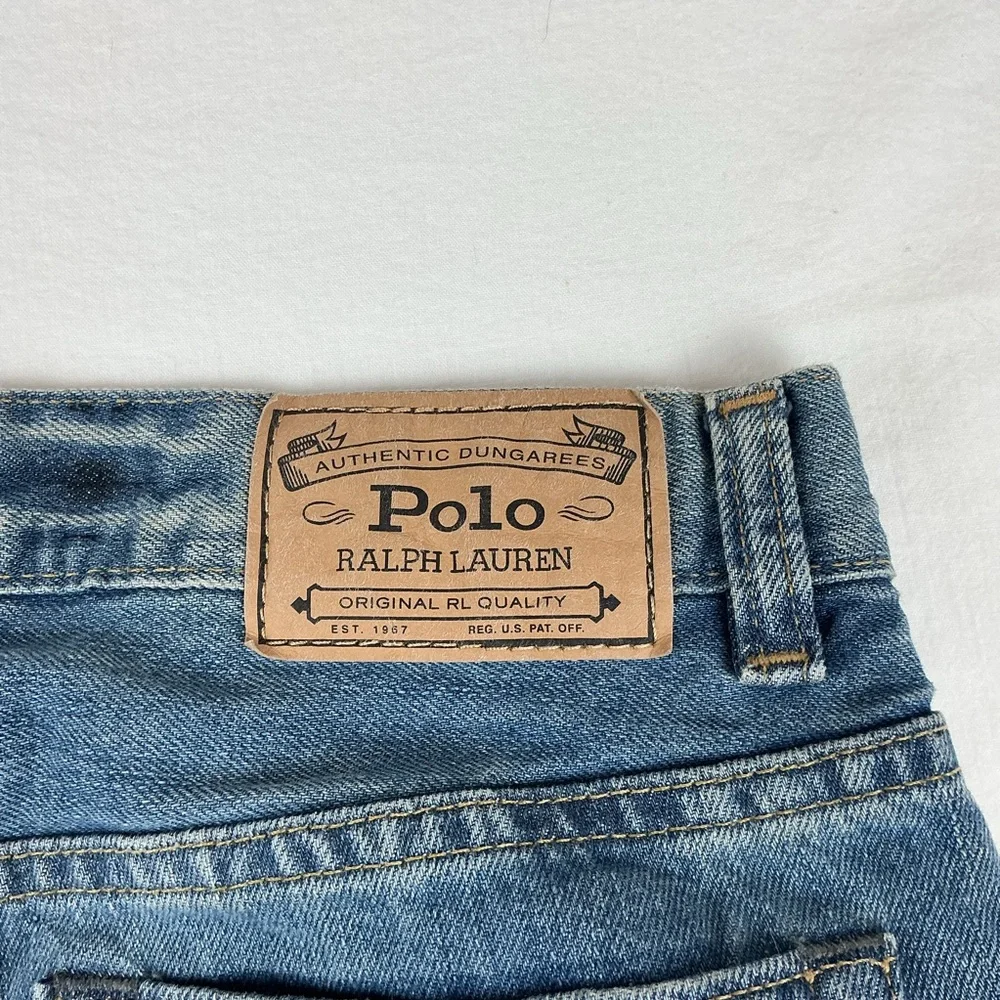 Polo Ralph Lauren ‎ Boys Size 14 Straight Leg, Adjustable Waist, Blue Jeans